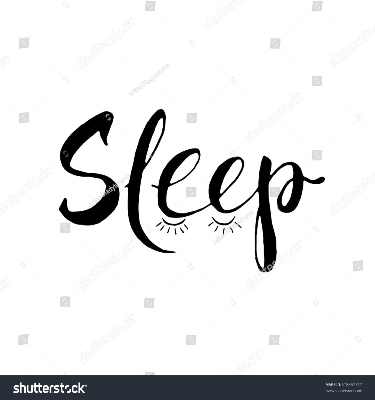 Schriftart Sleep