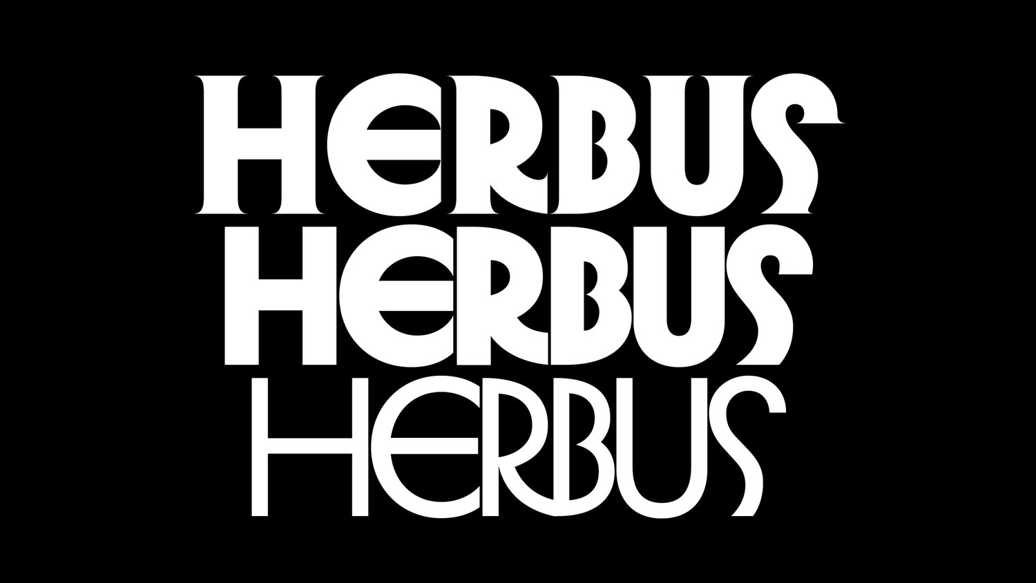 Schriftart Herbus