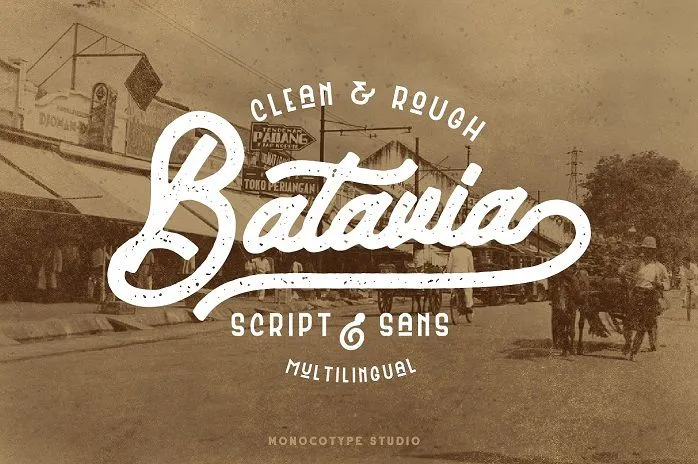 Schriftart Batavia
