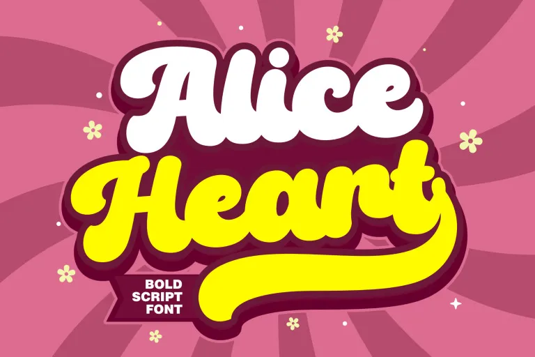 Schriftart Alice Heart