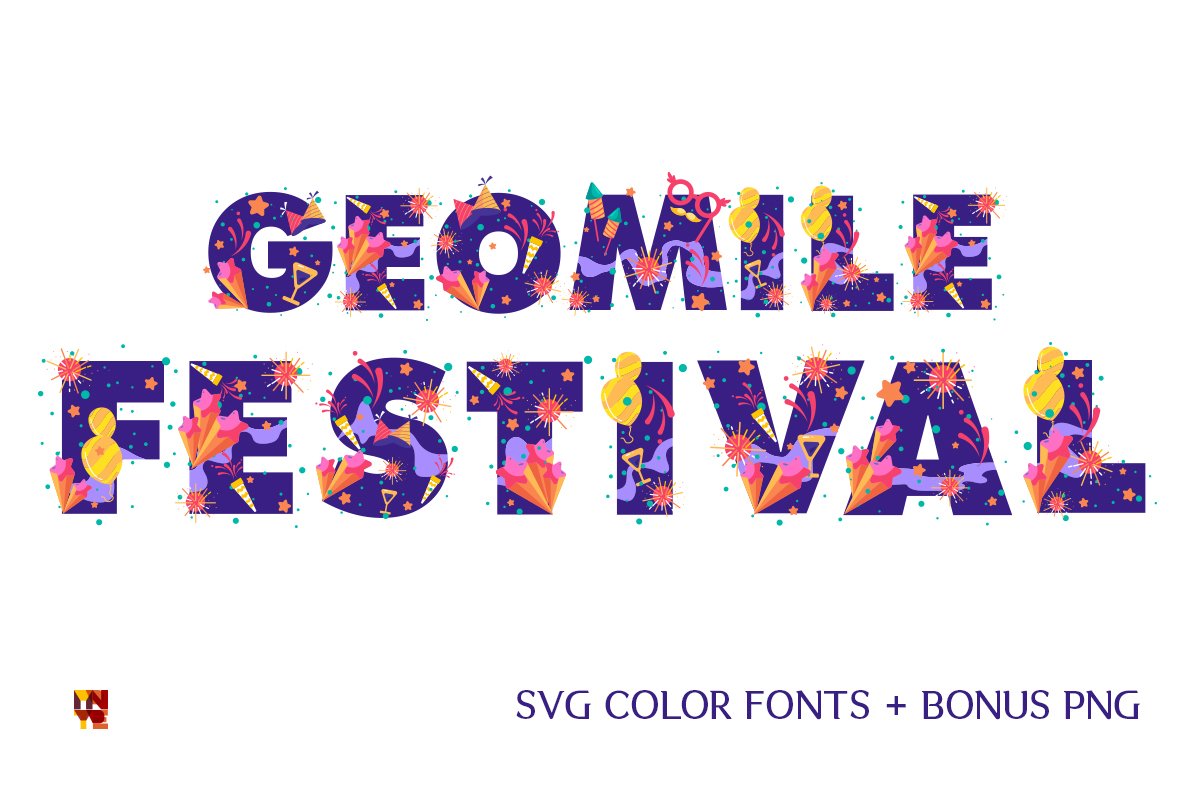 Schriftart Geomile Festival