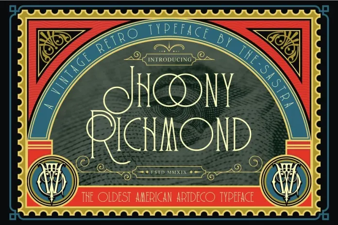 Schriftart Jhoony Richmond
