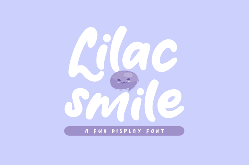 Schriftart Lilac Smile