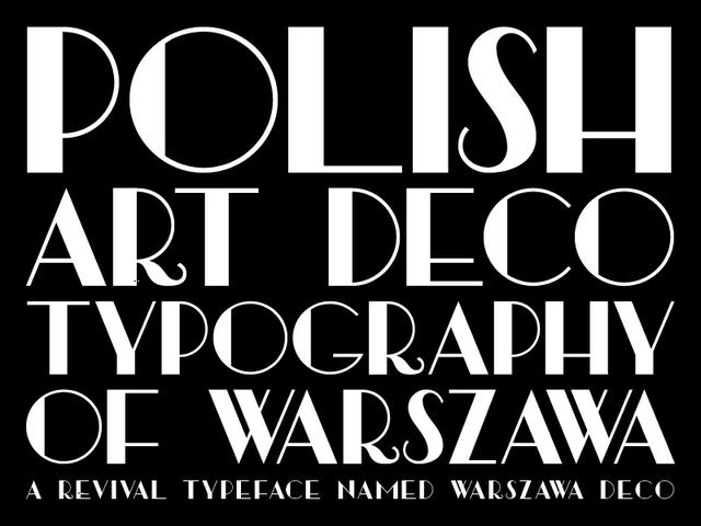 Schriftart Polish