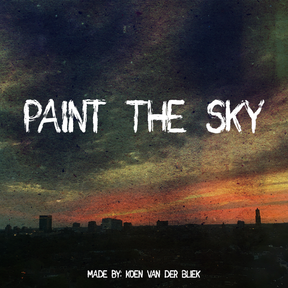 Schriftart Paint the Sky