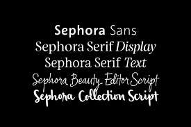 Schriftart Sephora Sans