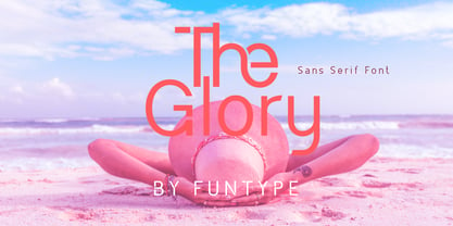 Schriftart The Glory