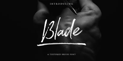 Schriftart Blade