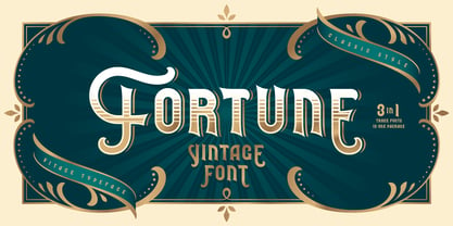 Schriftart Fortune Vintage