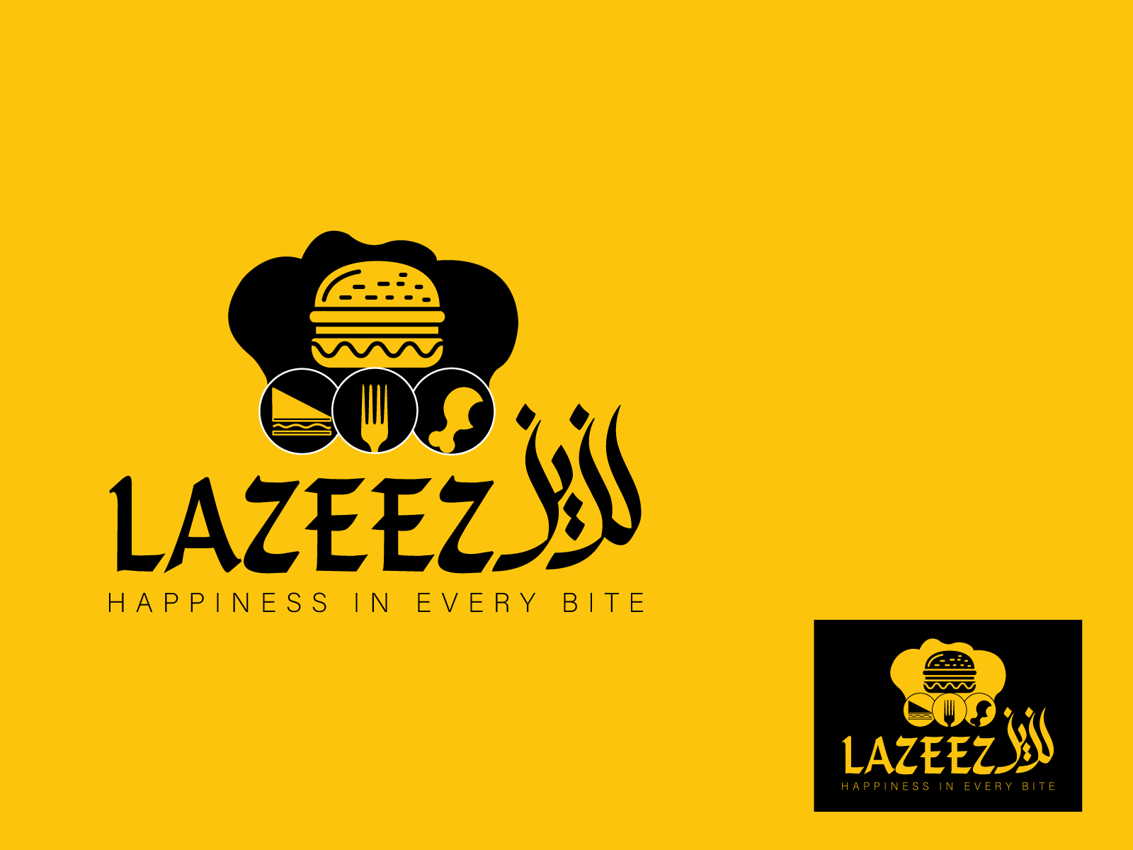 Schriftart Lazeez