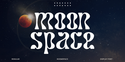 Schriftart Moonspace