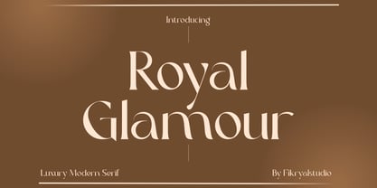 Schriftart Royal Glamour