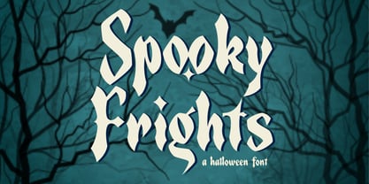 Schriftart Spooky Frights