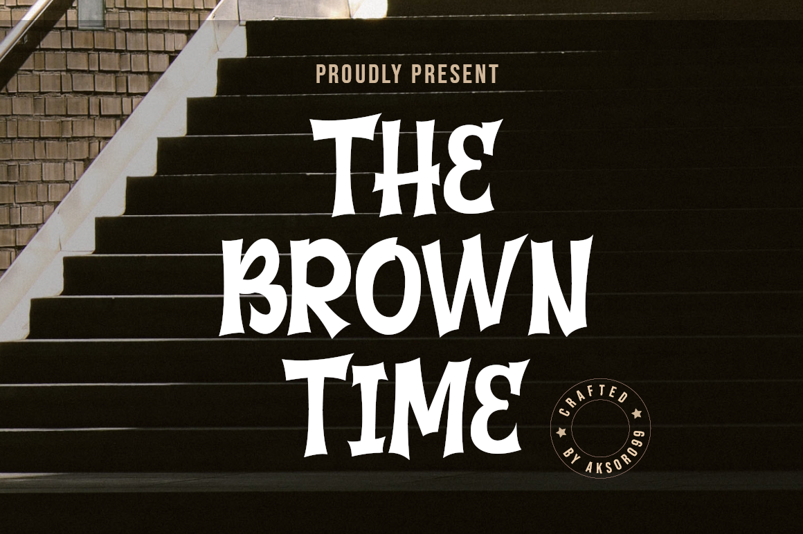 Schriftart The Brown Times