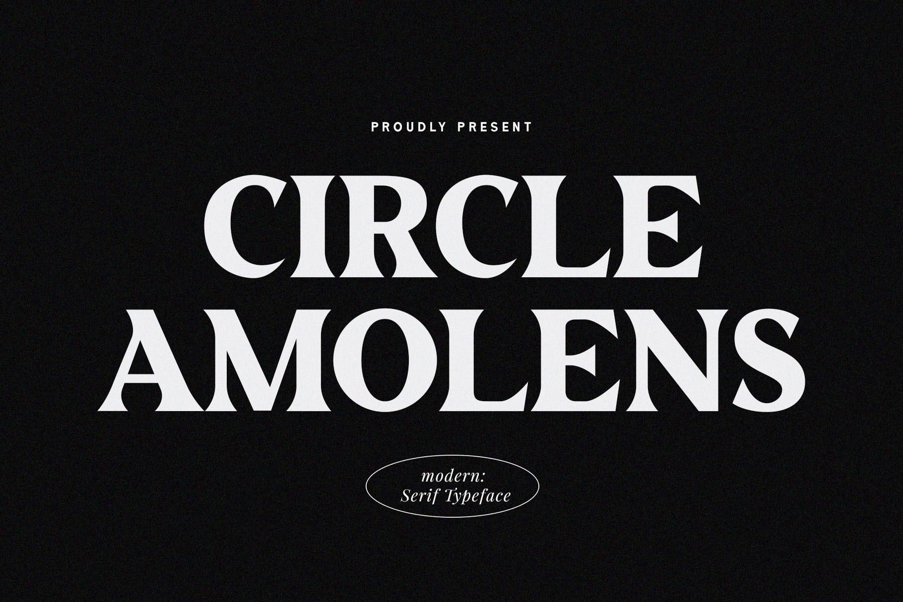 Schriftart Circle Amolens