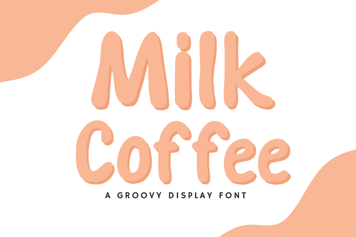 Schriftart Milk Coffee