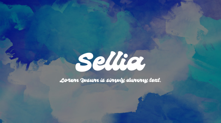 Schriftart Sellia