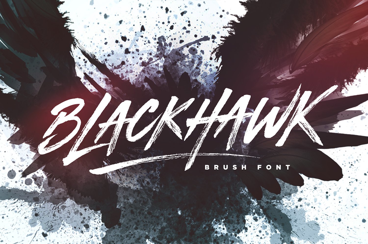 Schriftart Black Hawk