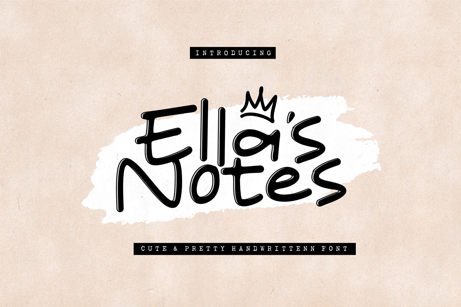 Schriftart Ellas Notes