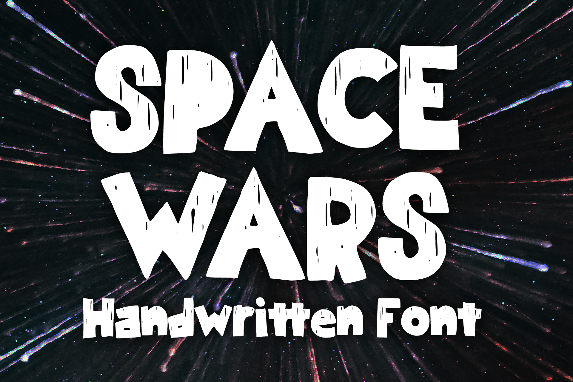 Schriftart Space Wars