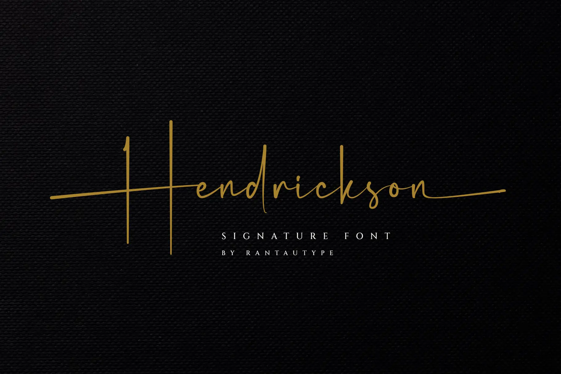 Schriftart Hendrickson