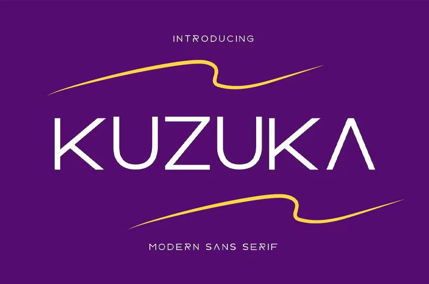 Schriftart Kuzuka