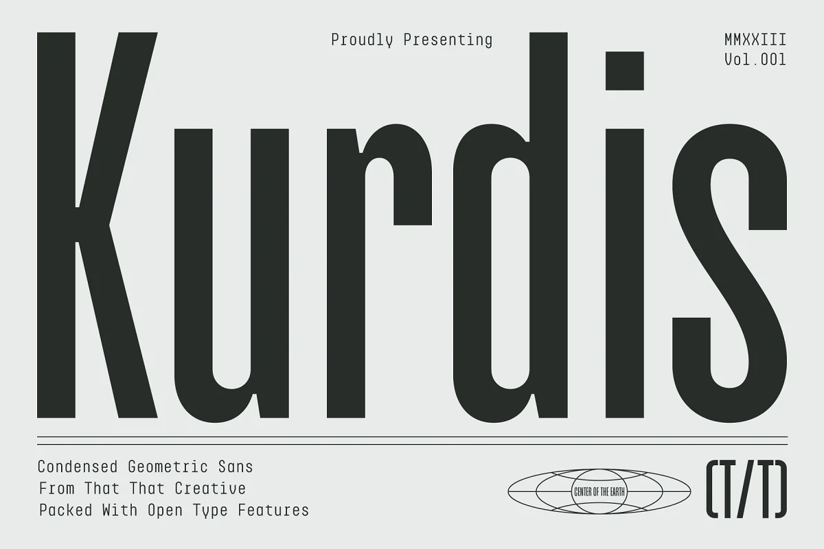 Schriftart Kurdis