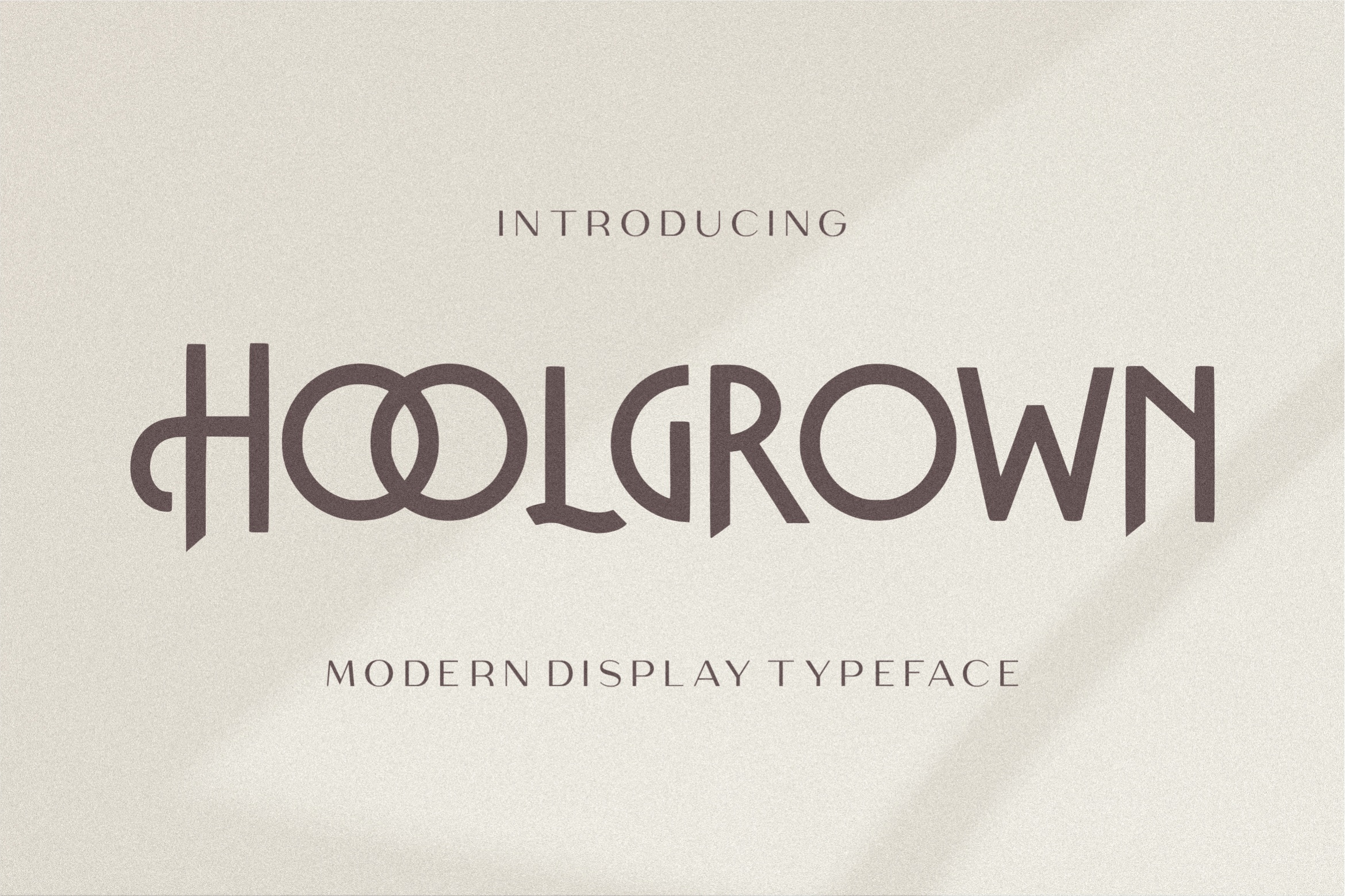 Schriftart Hoolgrown