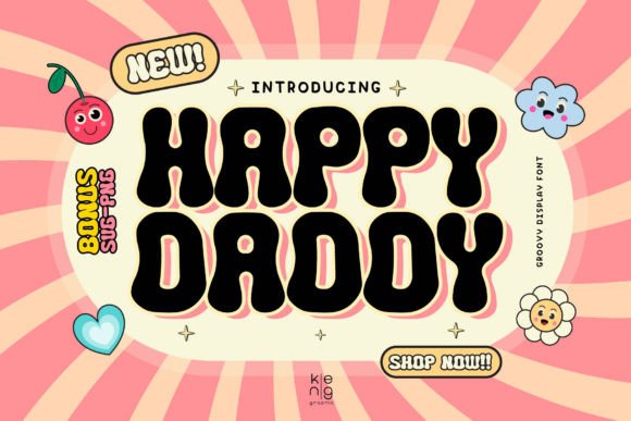 Schriftart Happy Daddy
