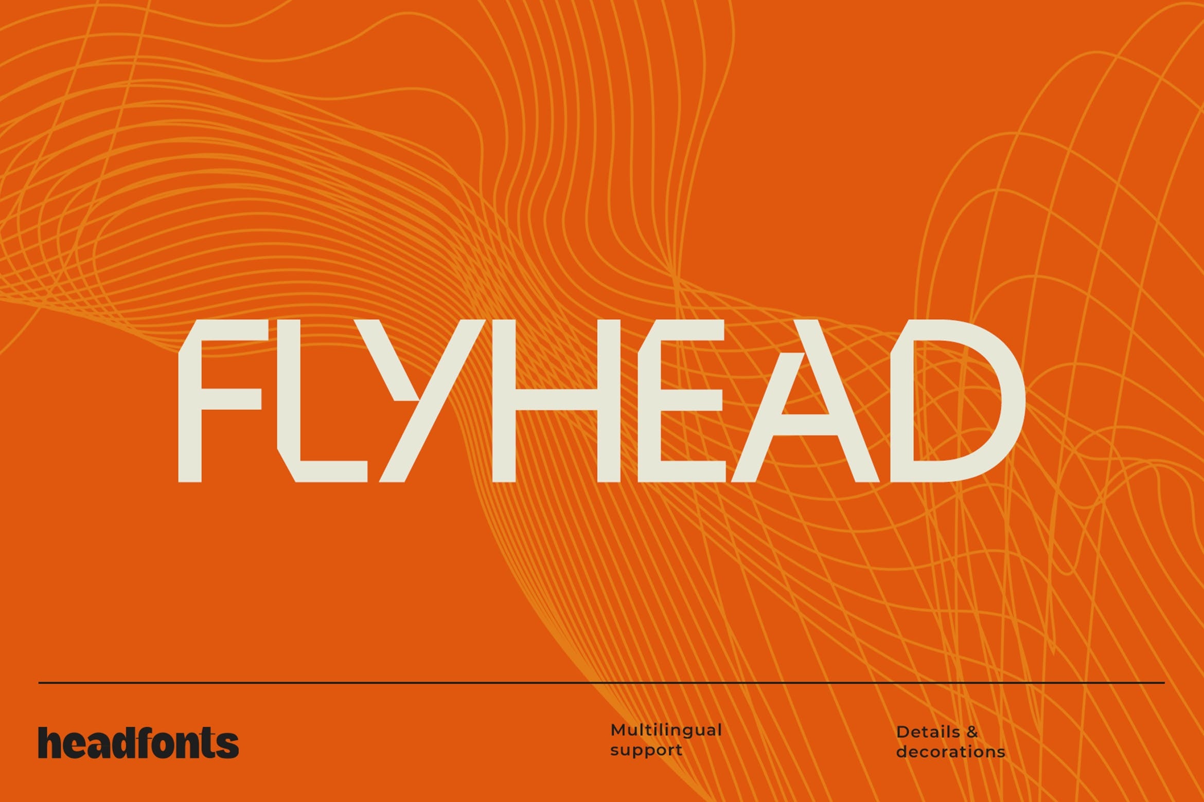 Schriftart Flyhead