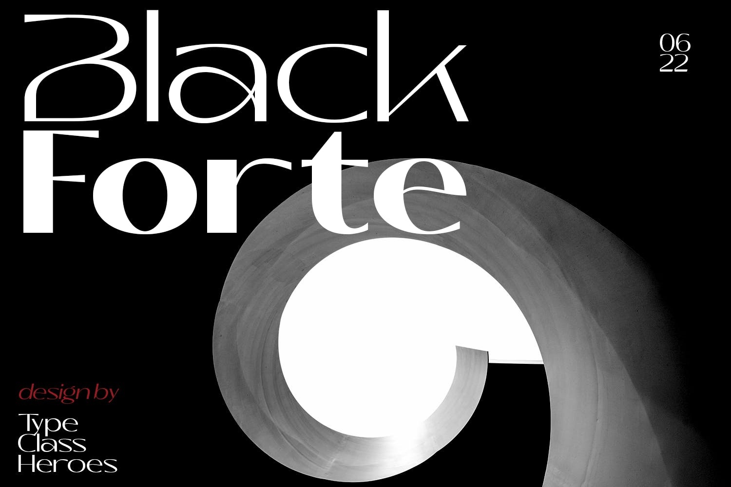 Schriftart Black Forte