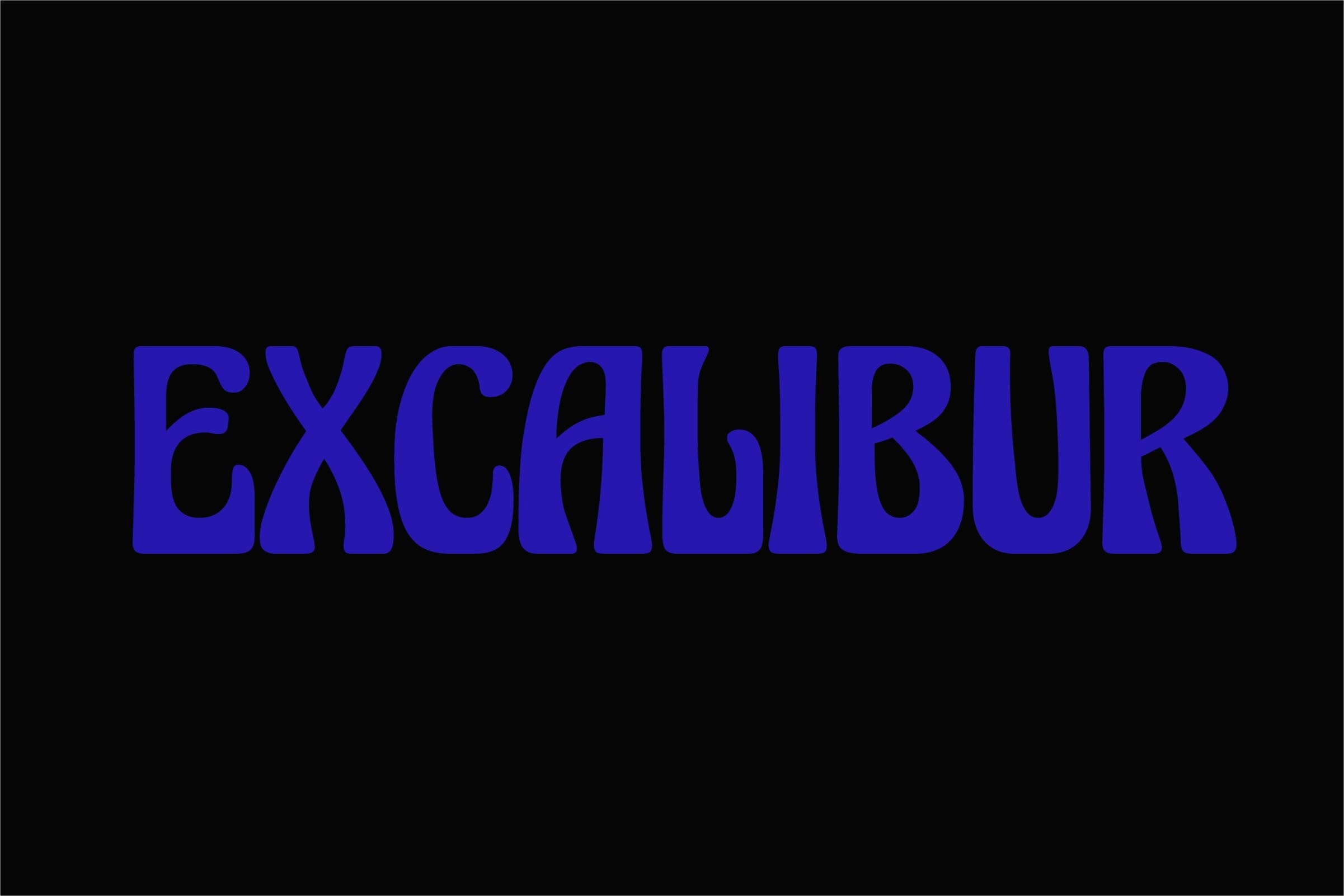 Schriftart Excalibur