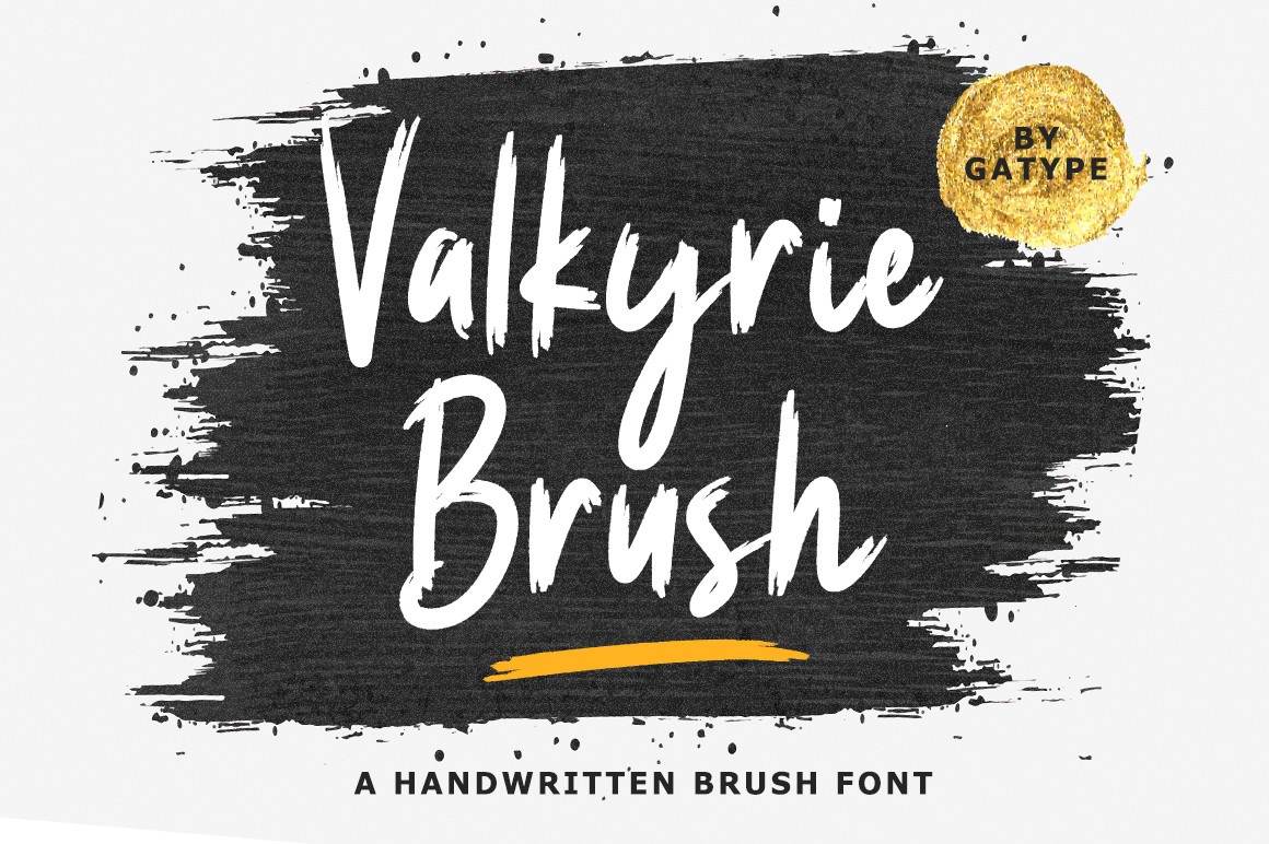 Schriftart Valkyrie Brush