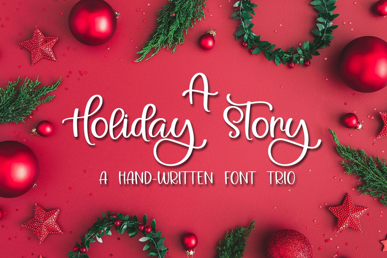 Schriftart A Holiday Story