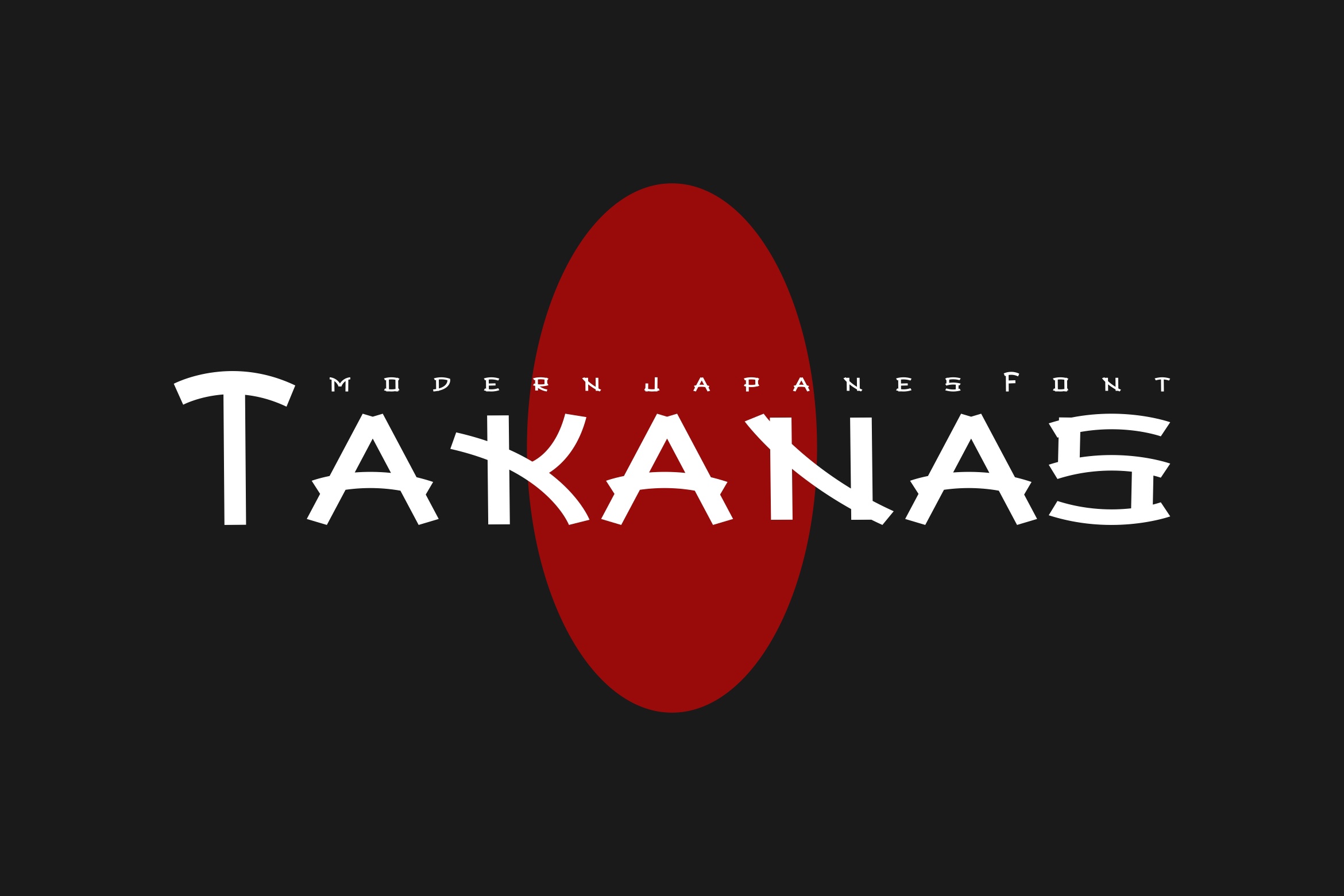 Schriftart Takanas