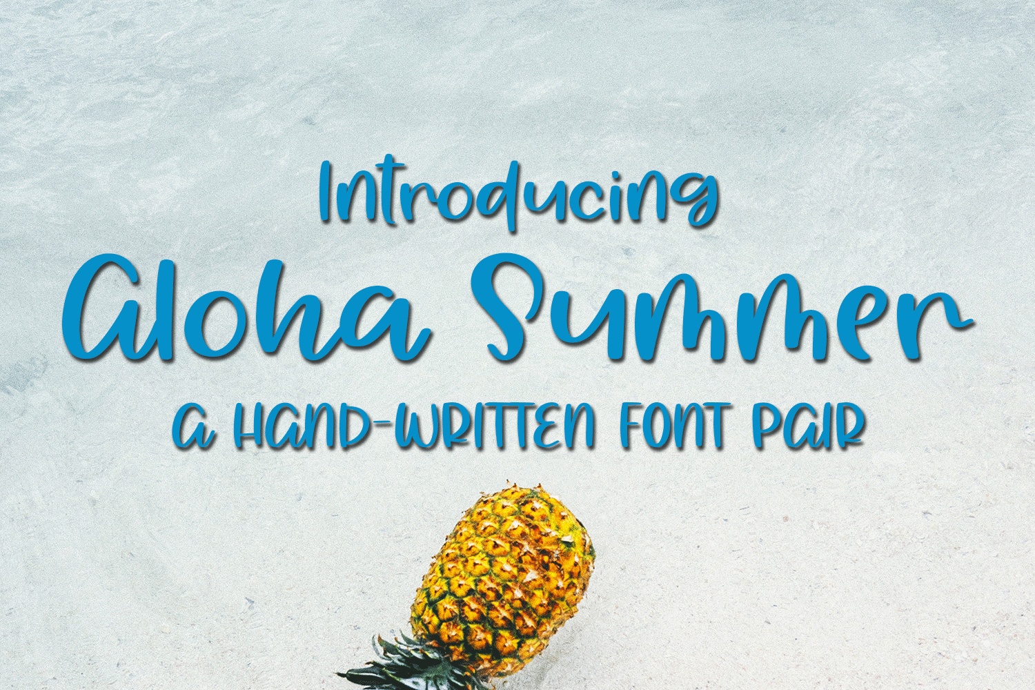 Schriftart Aloha Summer