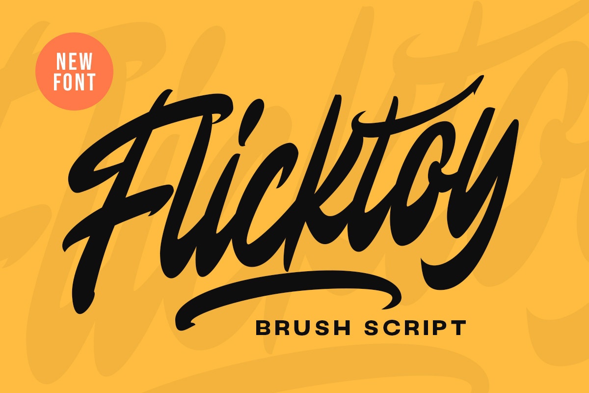 Schriftart Flicktoy