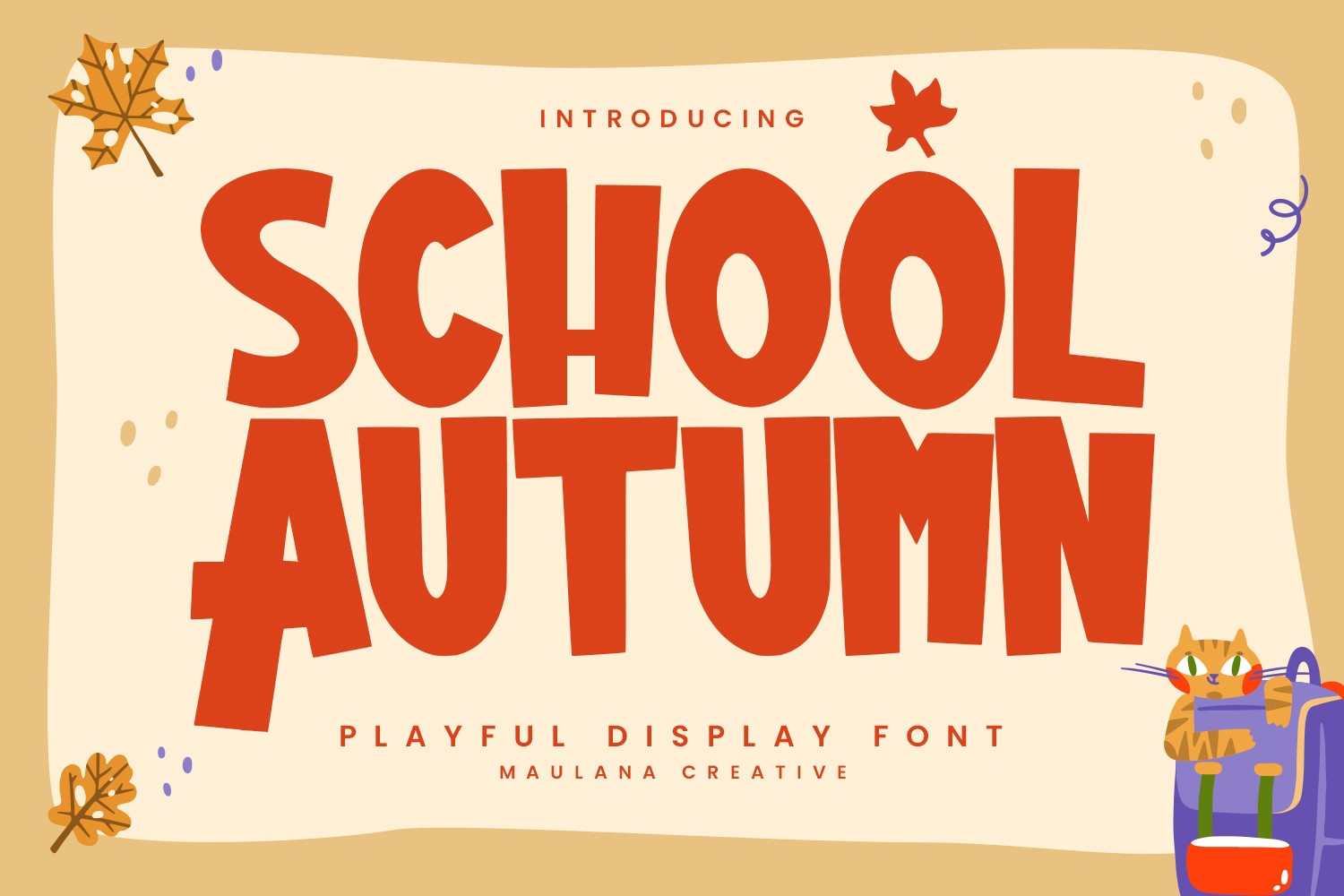 Schriftart Autumn School