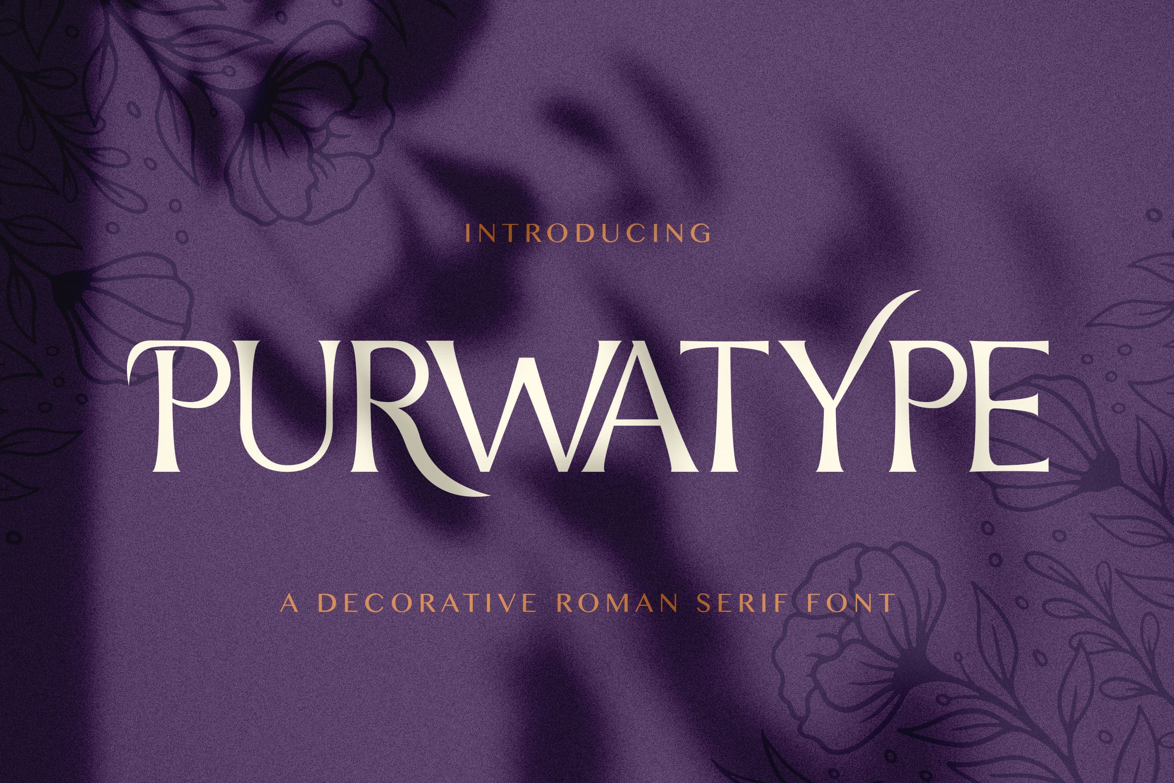 Schriftart Purwatype