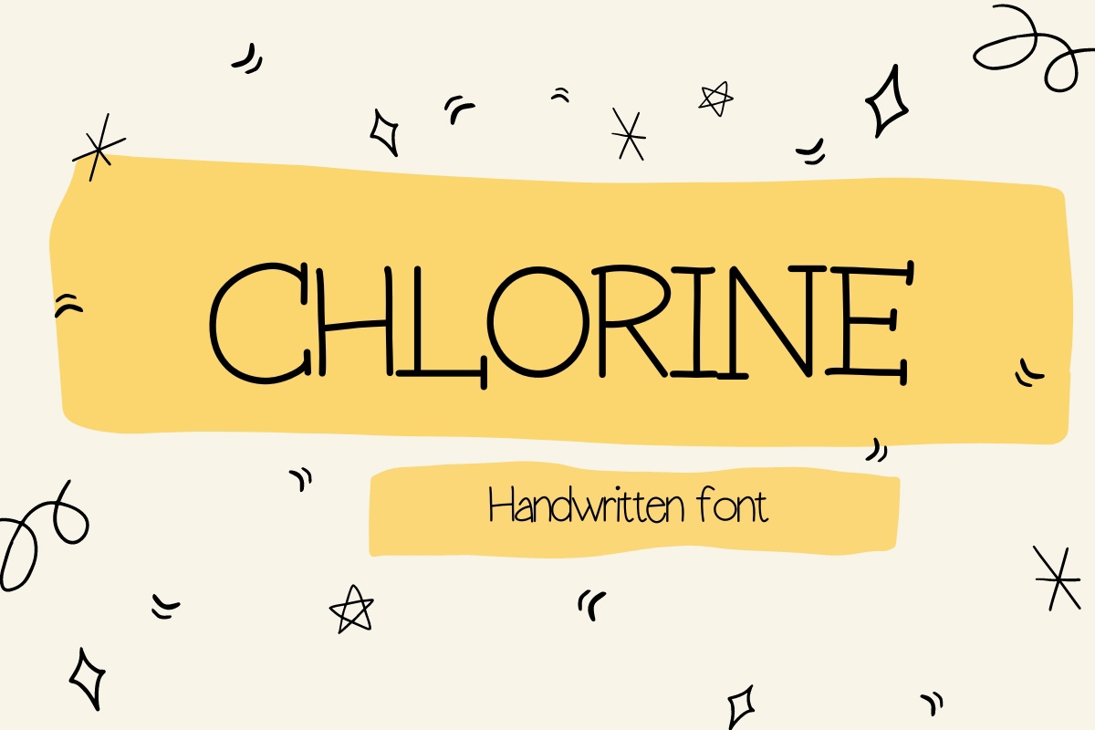 Schriftart Chlorine