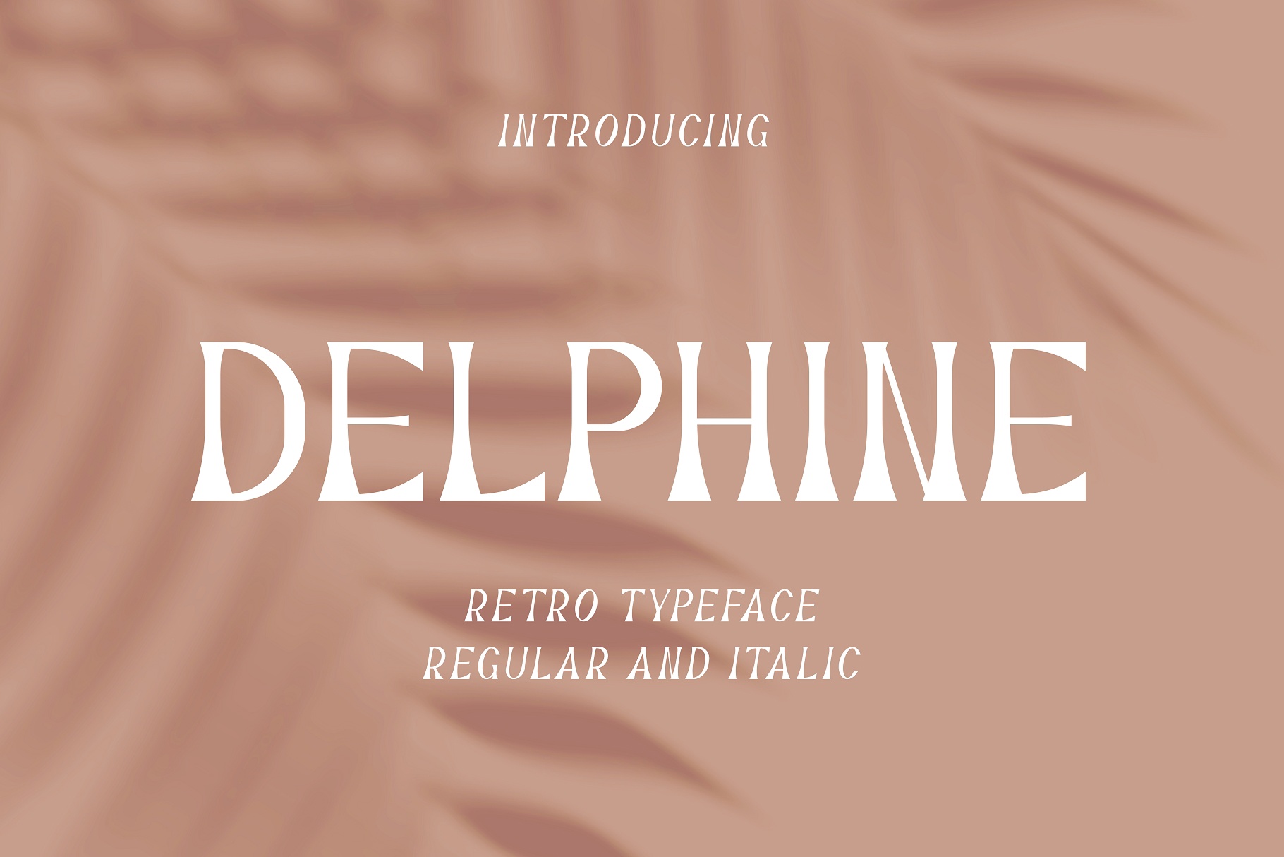 Schriftart Delphine