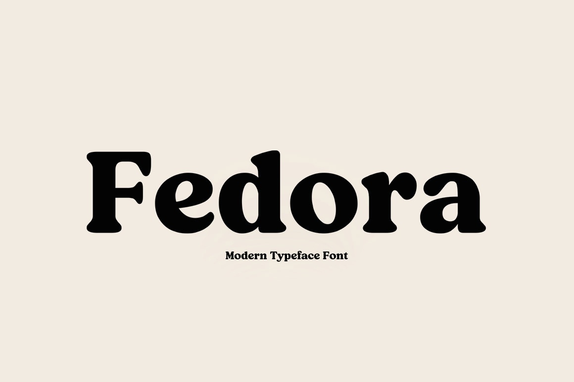 Schriftart Fedora