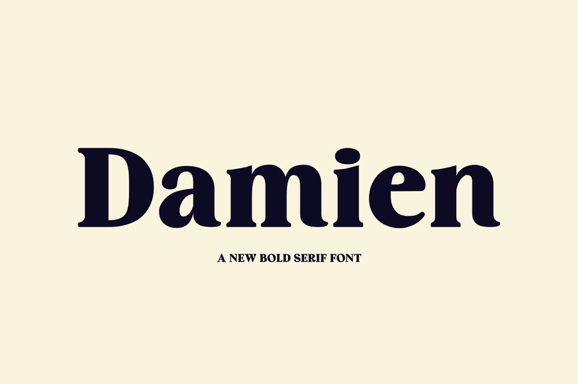 Schriftart Damien