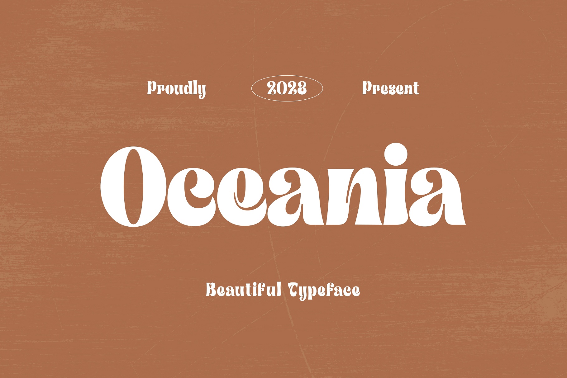 Schriftart Oceania