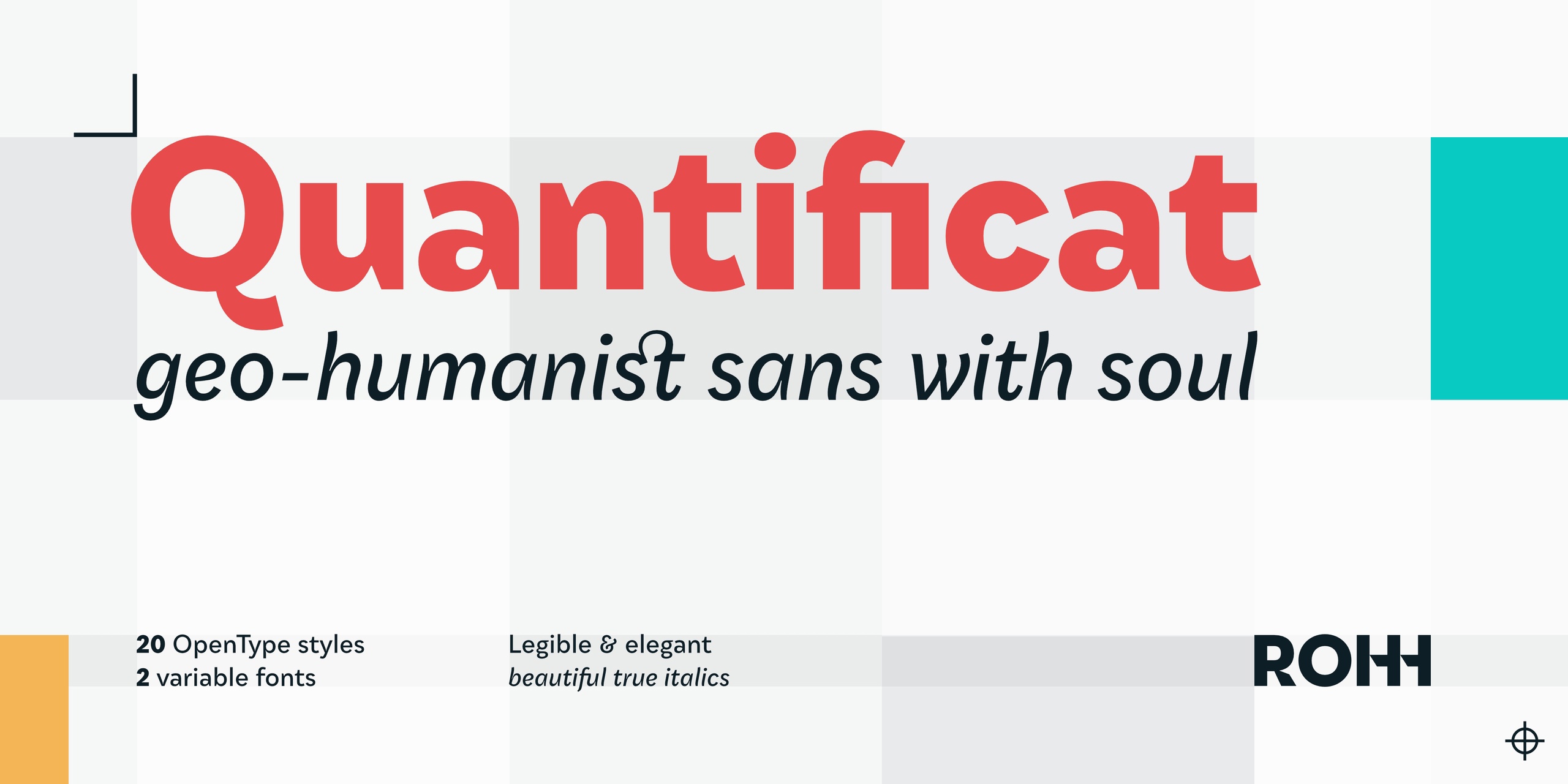 Schriftart Quantificat