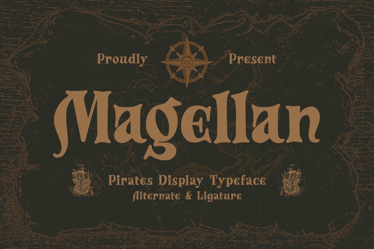 Schriftart Magellan