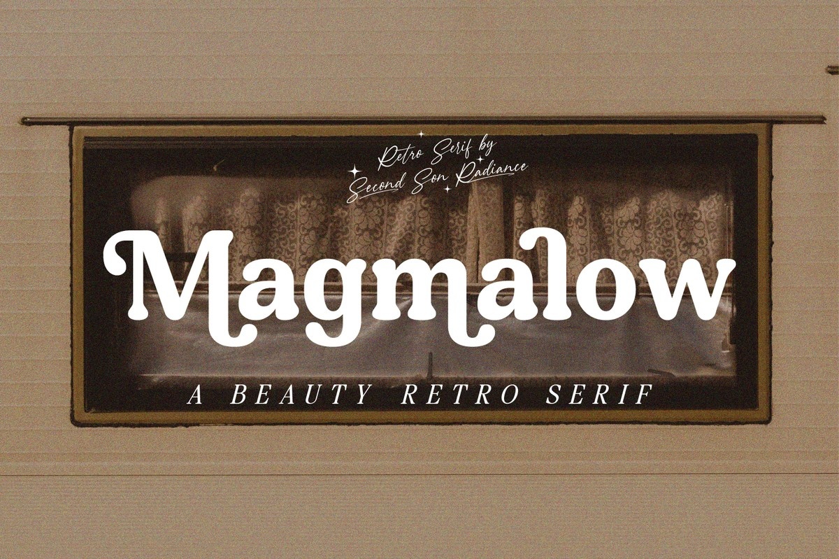 Schriftart Magmalow