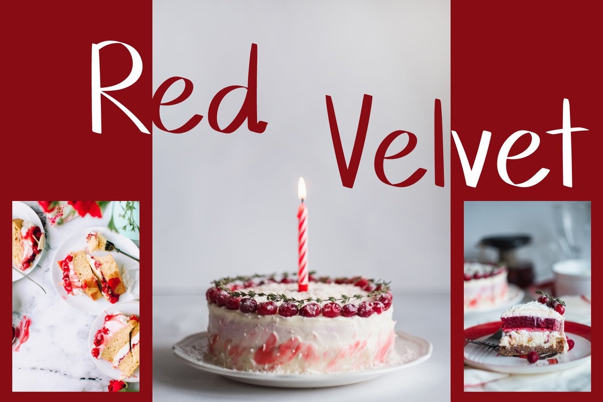 Schriftart Red Velvet