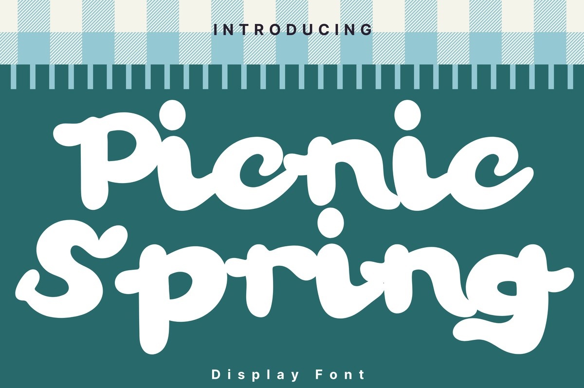 Schriftart Picnic Spring