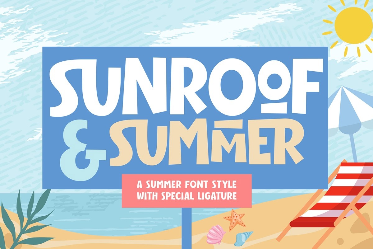 Schriftart Sunroof & Summer